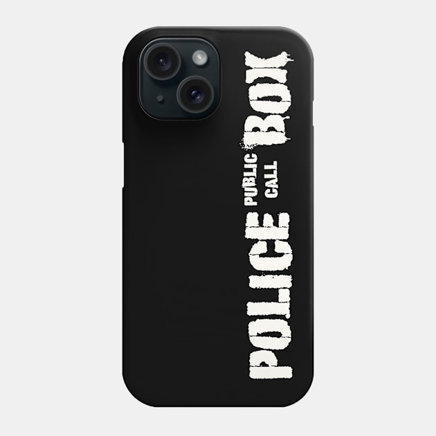 Police Public Call Box Phone Case by Thisdorkynerd