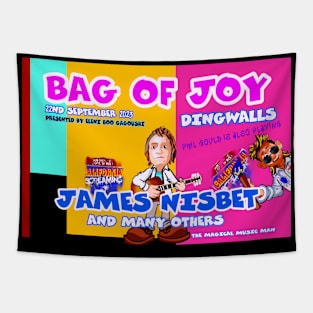 Bag of Joy James and Phil Tapestry