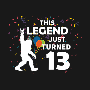 This legend just turned 13 a great birthday gift idea T-Shirt