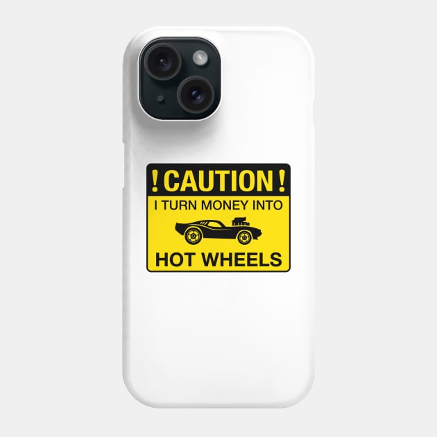 Hot wheels warning Phone Case by NoWon Designs