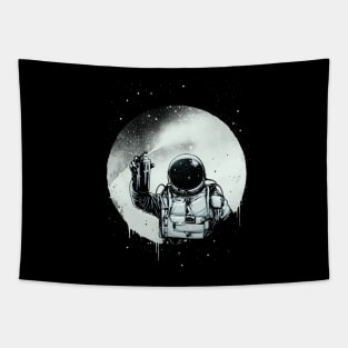 Paint the moon Tapestry