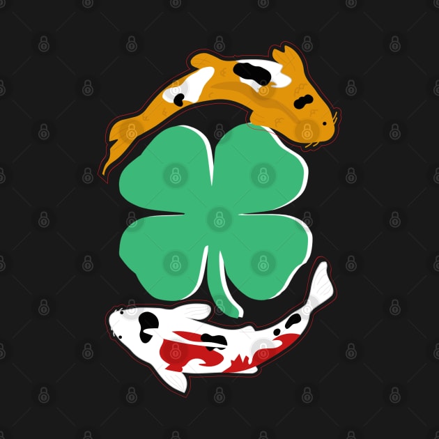 koi fish retro st patricks day tee by NIKA13