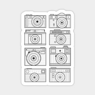 Line Art Classic Camera Magnet