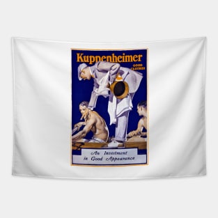 J.C. Leyendecker 1920s Kuppenheimer Ad Tapestry