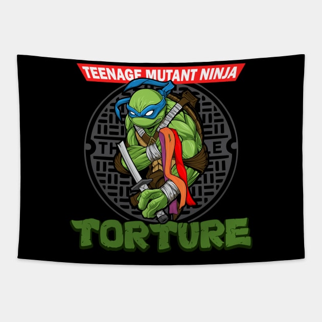 Teenage Mutant Ninja Torture Tapestry by Diskarteh