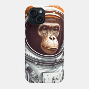 monkey astronaut Phone Case