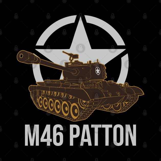 US tank M46 Patton by FAawRay