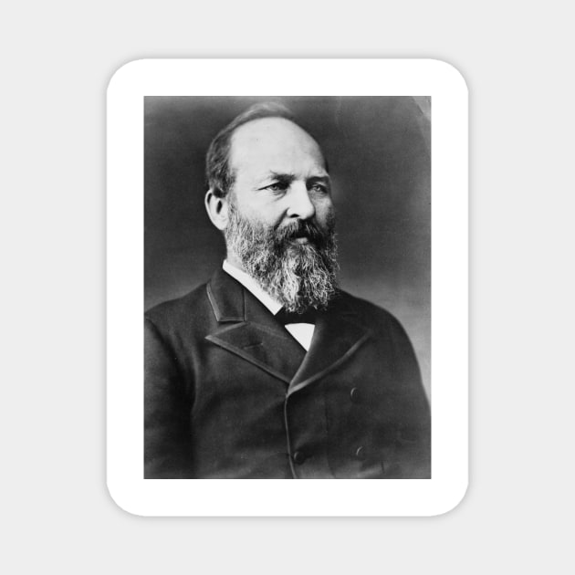 Vintage President James A. Garfield Magnet by pdpress