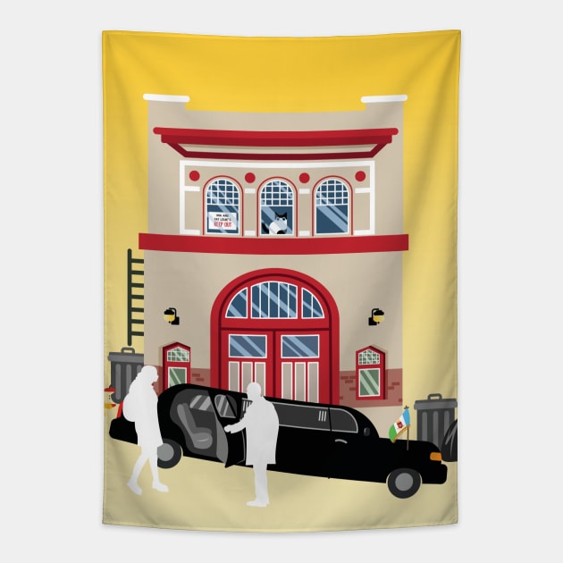 The Princess Diaries - Firehouse Tapestry by Jacque_Pche
