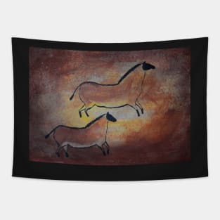 Cave Horses Tapestry