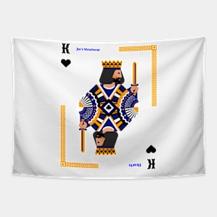 JS King Of Hearts Tapestry