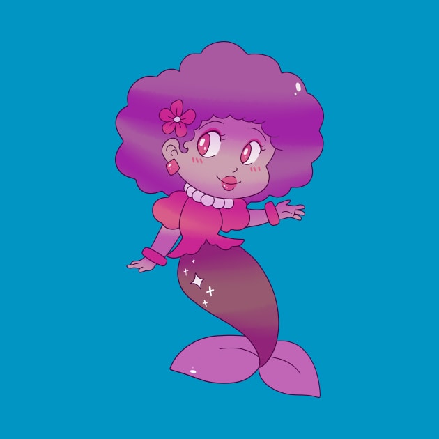 Little Purple Mermaid by saradaboru