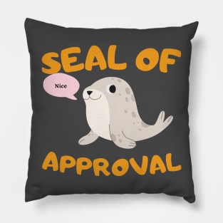 Seal of approval Pillow