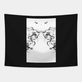 Unique and organic Smoke art rib Tapestry