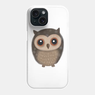 Cute Owl Drawing Phone Case