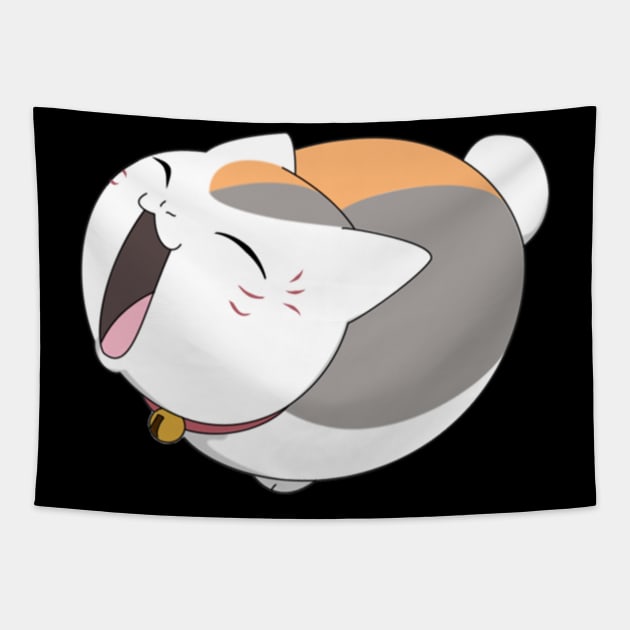 Nyanko Sensei Smile Tapestry by LindemannAlexander