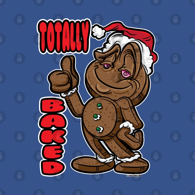 Gingerbread Man Totally Baked thumbs smirk by eShirtLabs