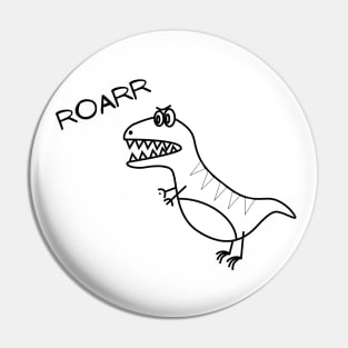 Dinosaur drawing Pin