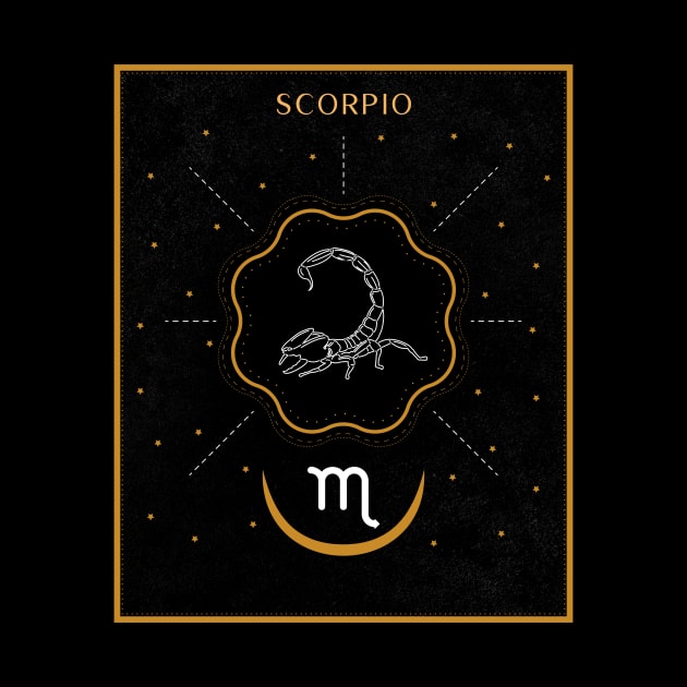 Scorpio | Astrology Zodiac Sign Design by The Witch's Life