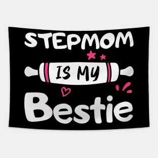 Cute Stepmom Is My Bestie Spoiled Family Reunion Matching Tapestry