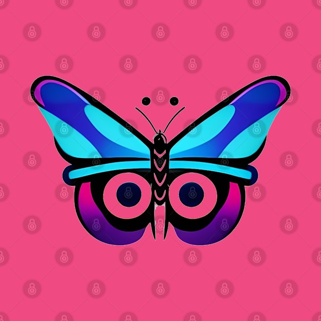 colorful butterfly by mdr design