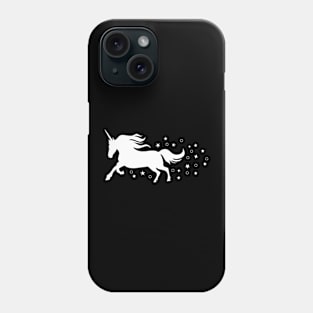 Magical running unicorn Phone Case