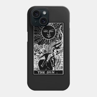 XIX. The Sun Tarot Card | Obsidian and Pearl Phone Case