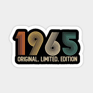 Vintage 1965 Birthday Retro 1965 For Men Women born in 1965 Magnet