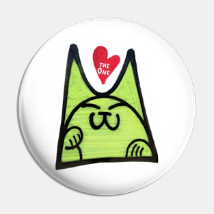 Graffiti cat love Pin