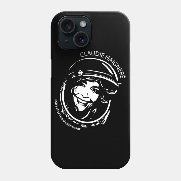 Women in Space: Claudie Haignere Phone Case by photon_illustration