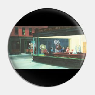 Hopper's Nighthawks Pin