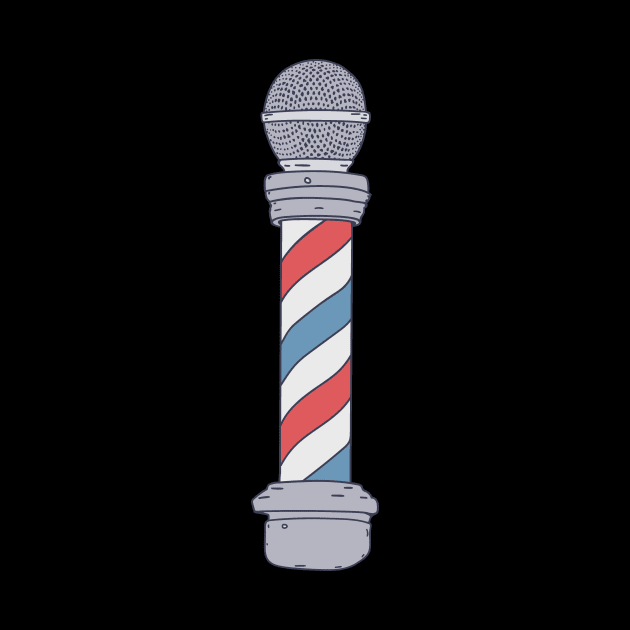 Barbershop - Barber Pole - A Cappella Microphone by DeWinnes