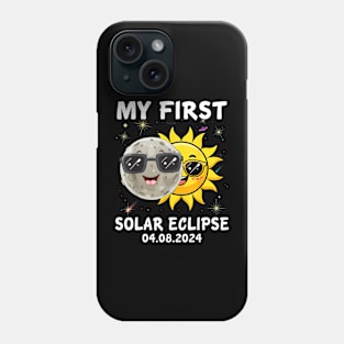 My First Solar Eclipse Toddler Boys Girls 2024 Solar Eclipse Phone Case