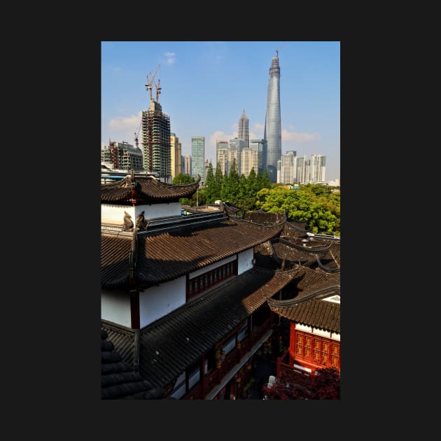 Over the Roofs of the Old City - Shanghai by holgermader