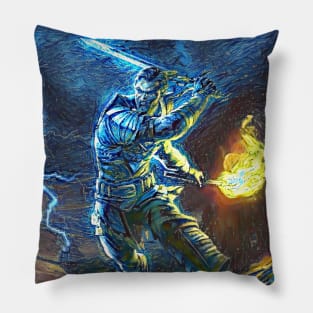 Risen Game Starry Night Pillow