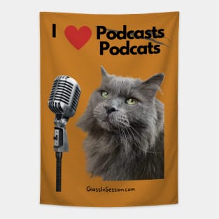 Podcats for Podcasts Tapestry