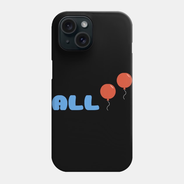 Balloon - Word art Phone Case by All About Nerds