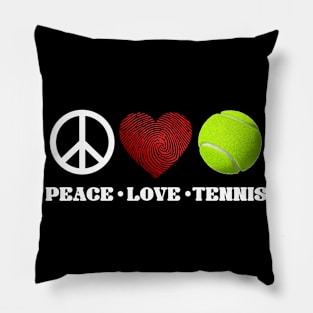 Peace - Love - Tennis Pillow