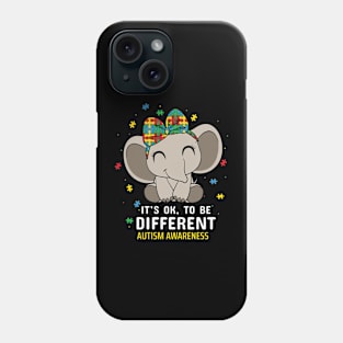 OK to be different Autism Awareness Gift for Birthday, Mother's Day, Thanksgiving, Christmas Phone Case