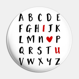 Alphabet Pin