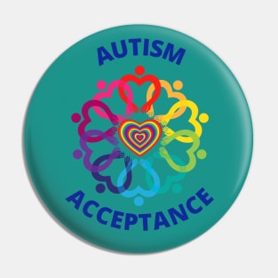 Autism Acceptance Circle Pin