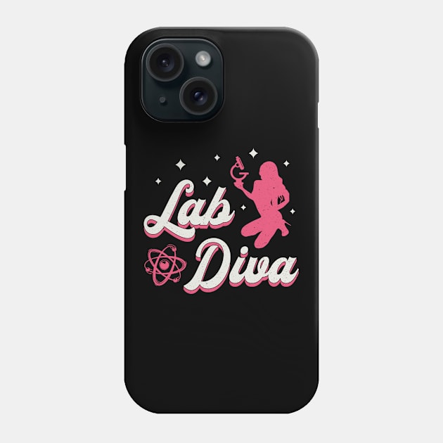 Lab Diva Laboratory Technician Science Lab Tech Phone Case by T-Shirt.CONCEPTS