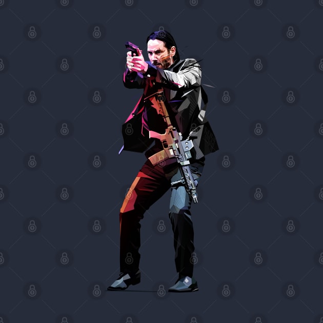 John Wick Low Poly by pxl_g