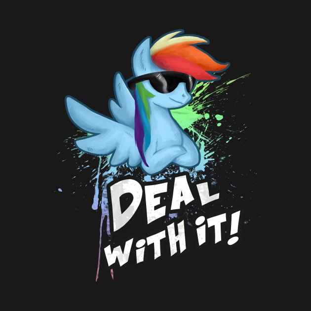 My Little Pony - Rainbow Dash - Deal With It by Kaiserin