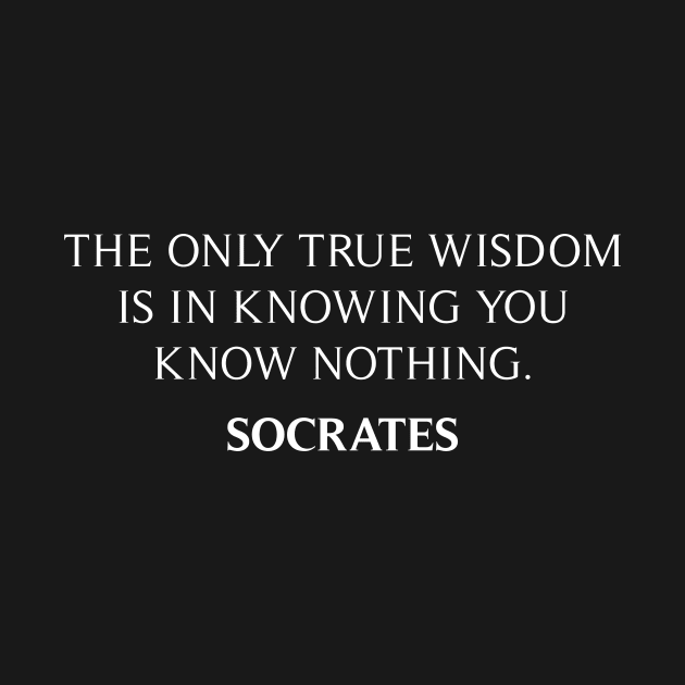 Socrates Quote by Widmore