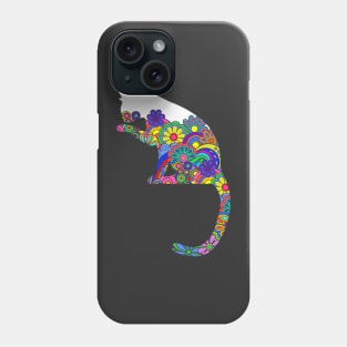 Psychedelic Cat Phone Case