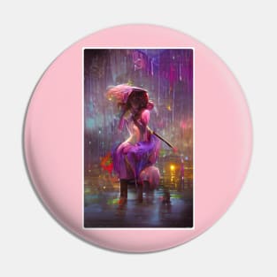 Beauty in the rain Pin