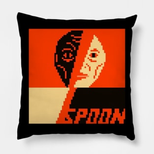 lucifer on the sofa 8 bit Pillow