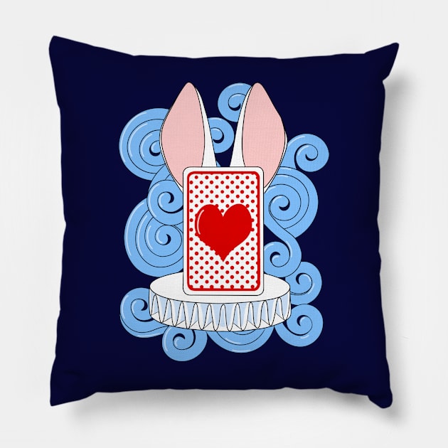 White Rabbit Pillow by PNFDesigns