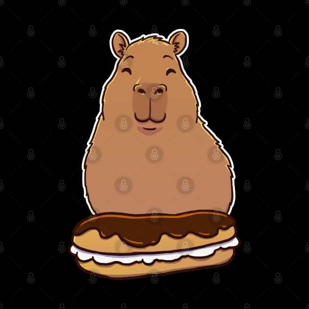 Capybara Eclair Pastry by capydays